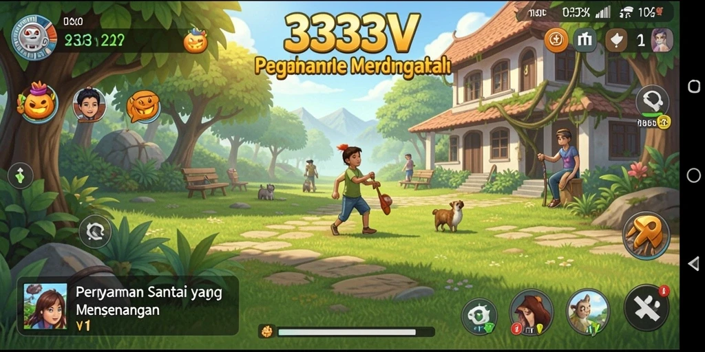 Tampilan gameplay 333V yang seru dan interaktif.