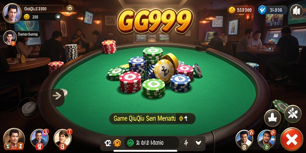 Tampilan screenshot gameplay QiuQiu yang menarik.