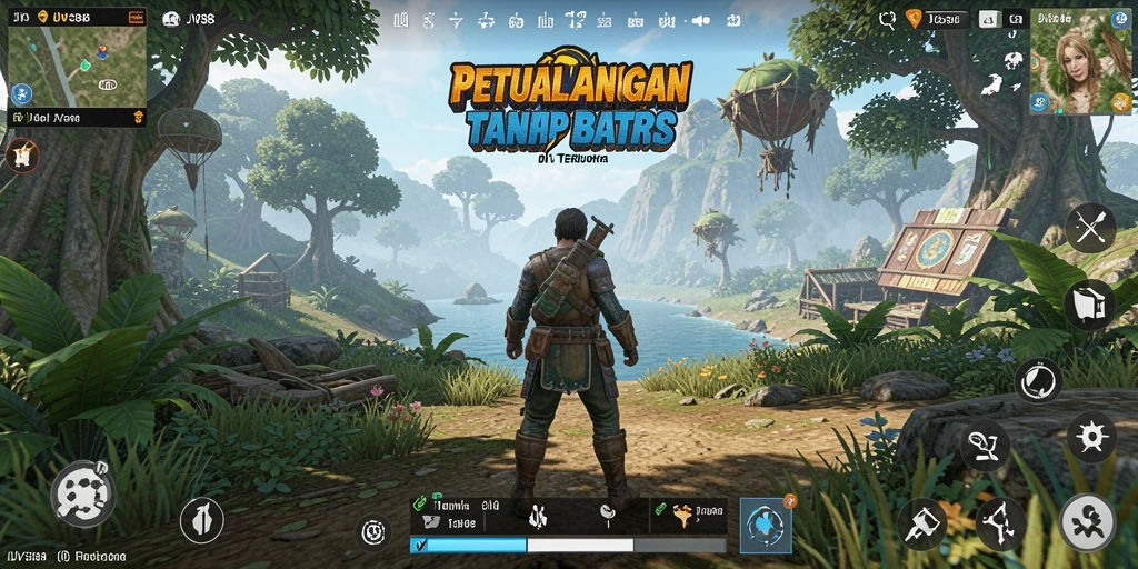 Tampilan gameplay JVS88 yang menakjubkan di dunia terbuka.
